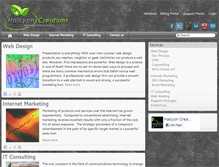 Tablet Screenshot of halcyoncreations.com